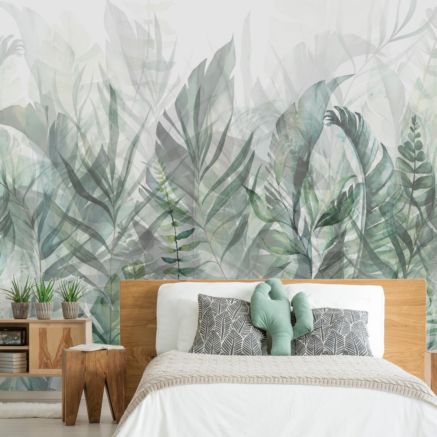 Self-adhesive photo wallpaper - Magic Grove (Green)