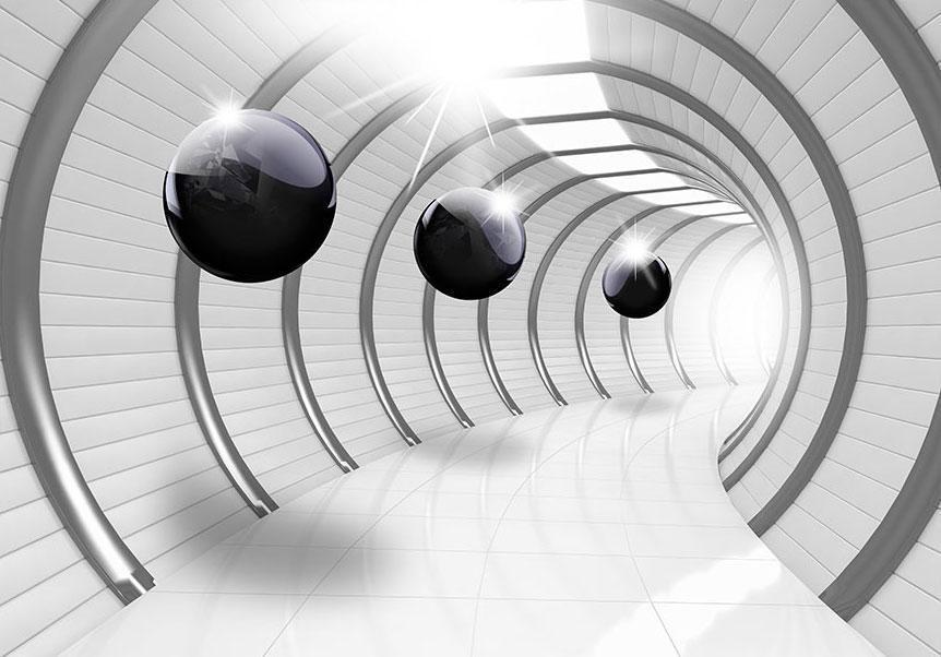 Fotobehang - Futuristic Tunnel