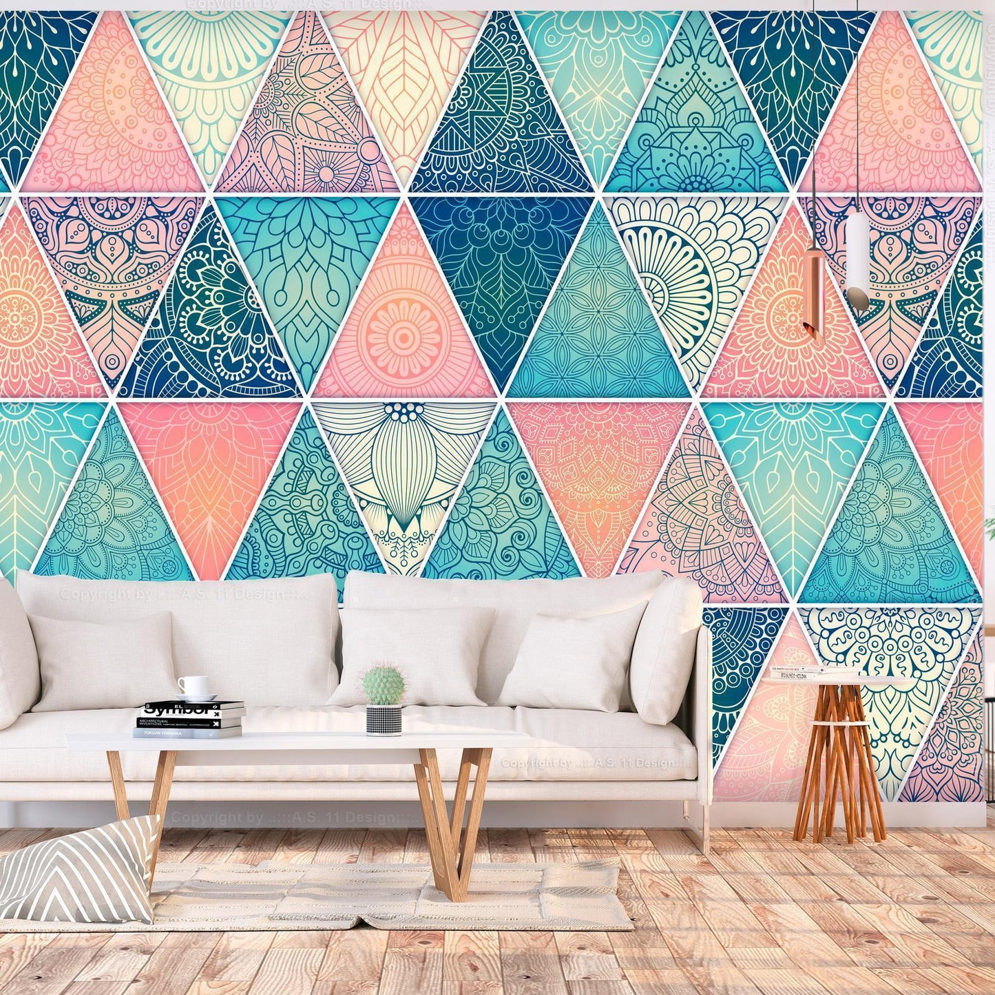 Photo wallpaper - Oriental Triangles
