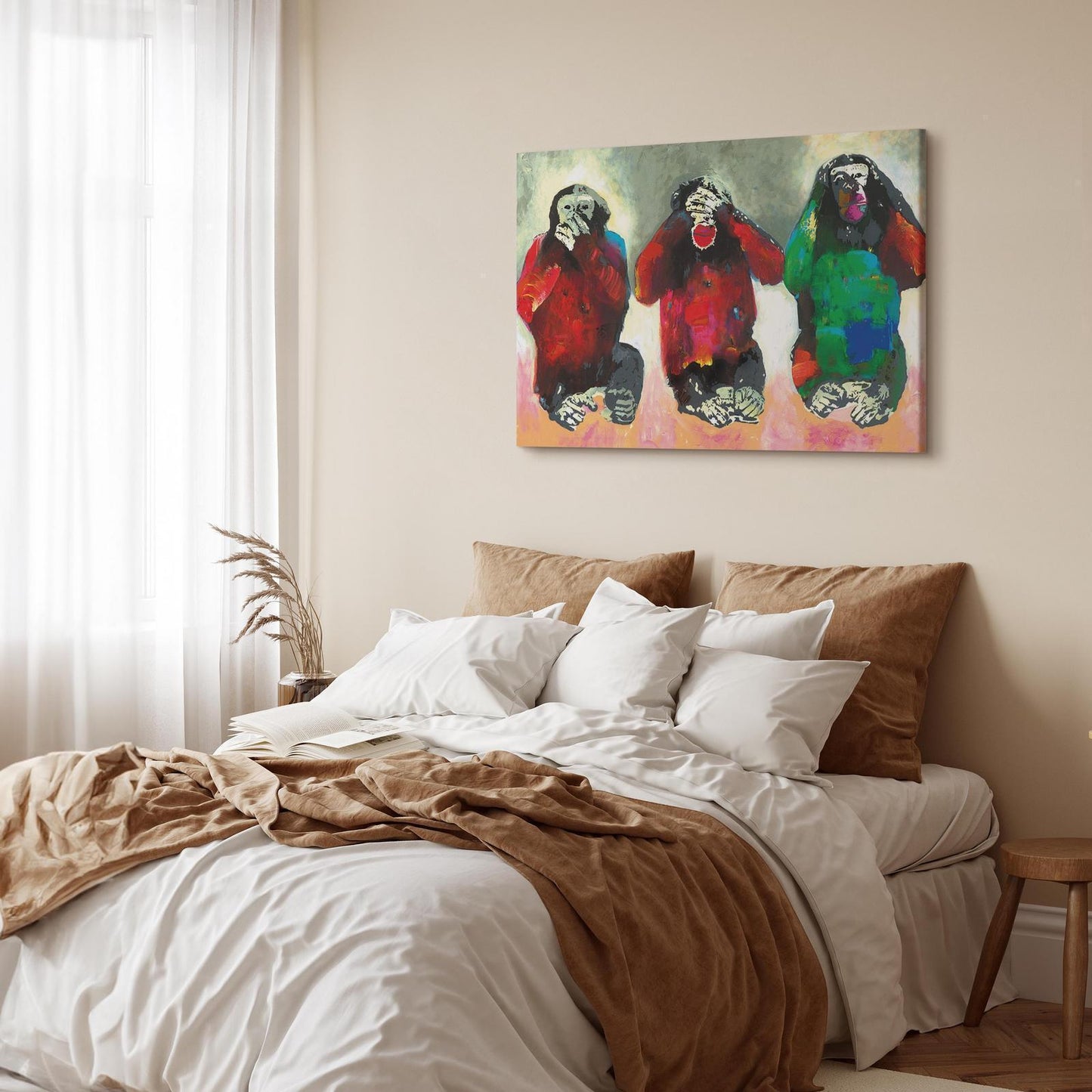 Painting - Three Wise Monkeys