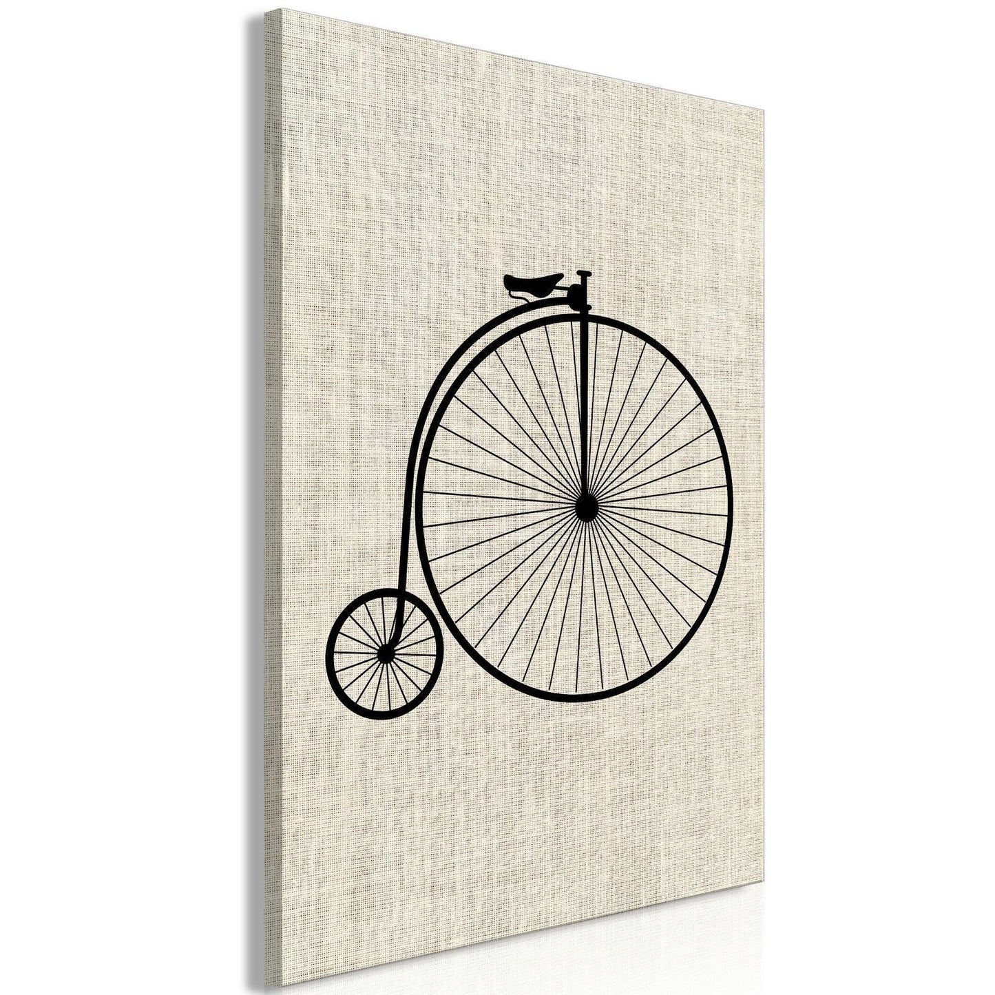 Painting - Vintage Bicycle (1 Part) Vertical