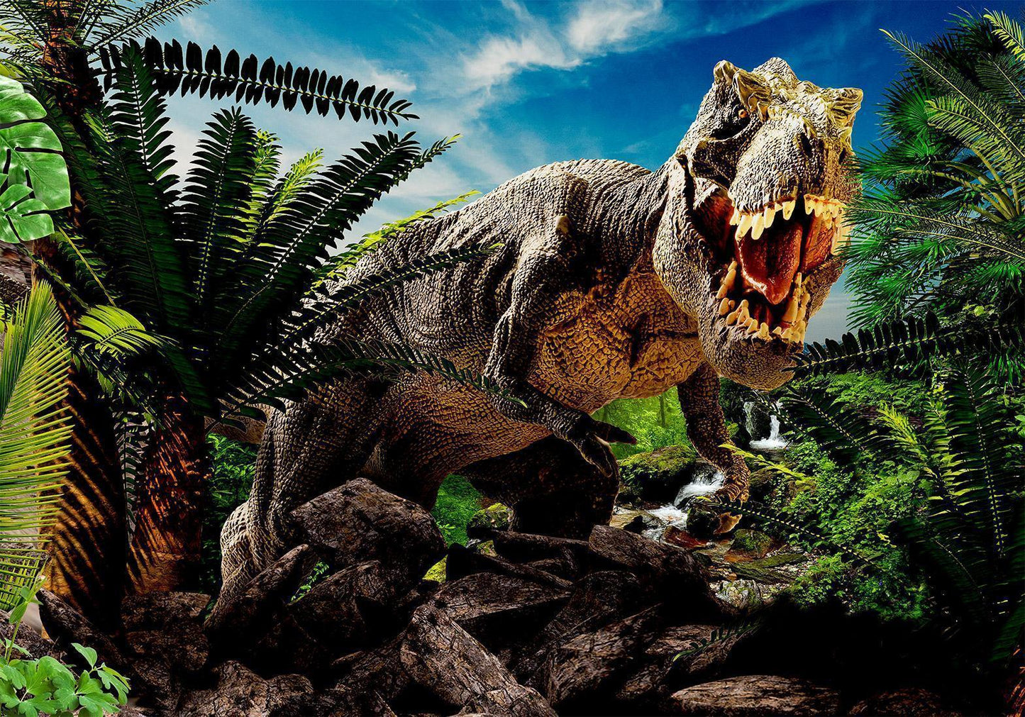 Fotobehang - Angry Tyrannosaur