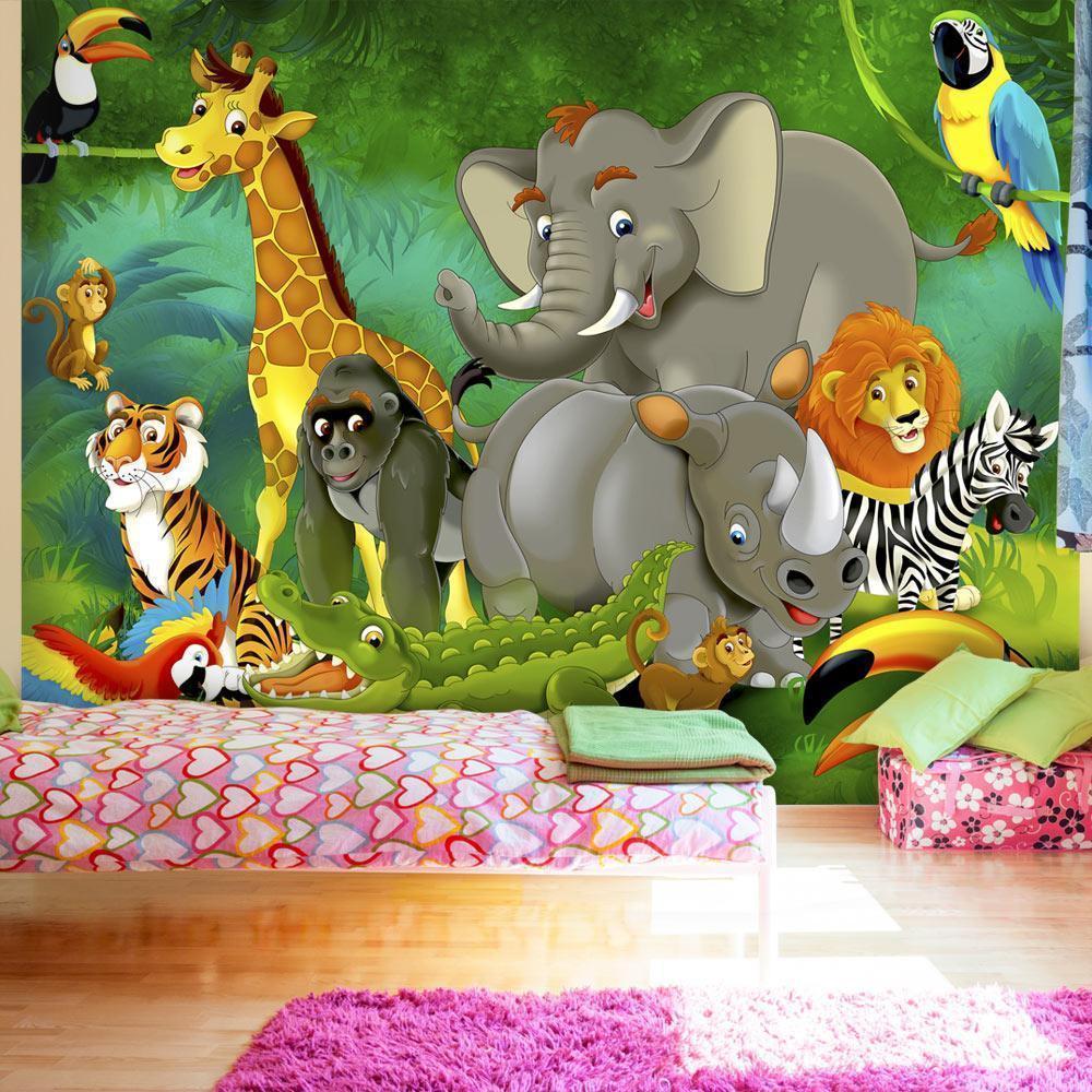 Wall Mural - Colorful Safari