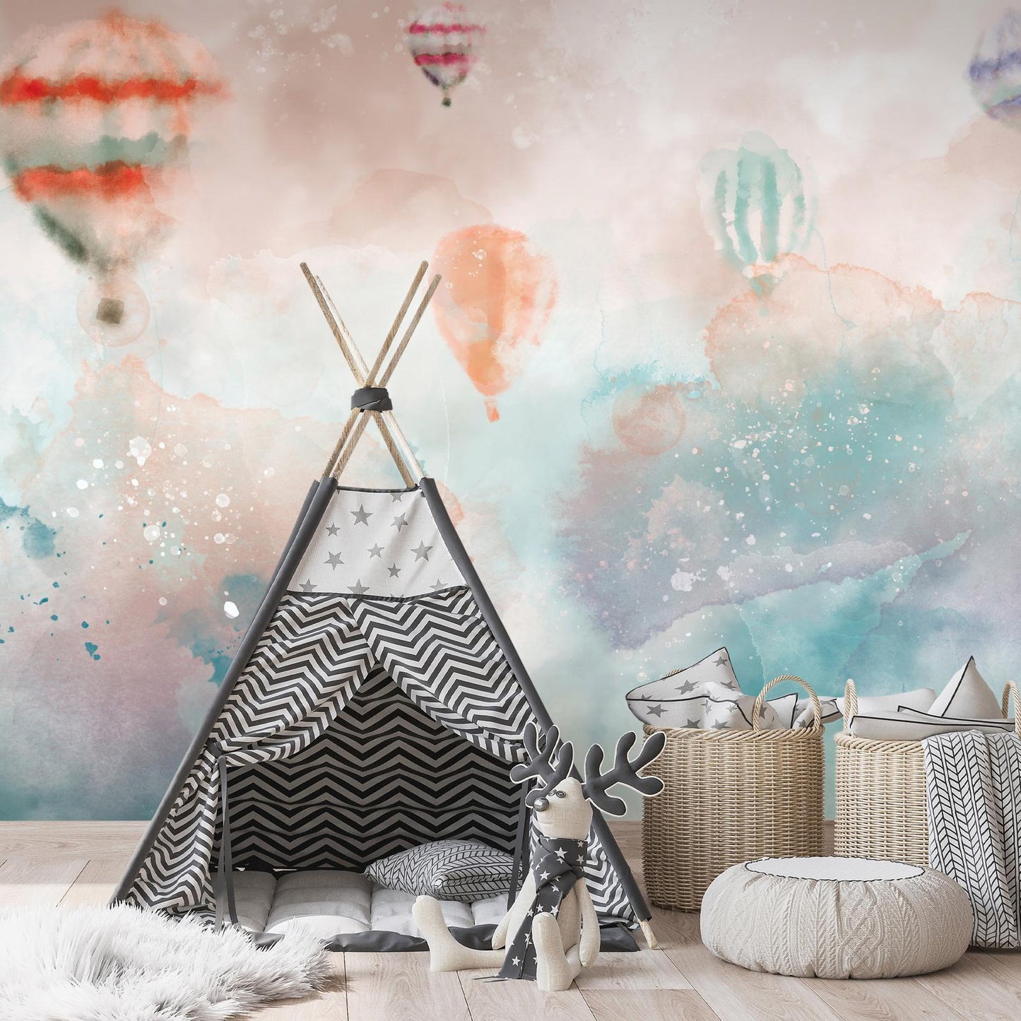 Self-adhesive photo wallpaper - Balloon Dream