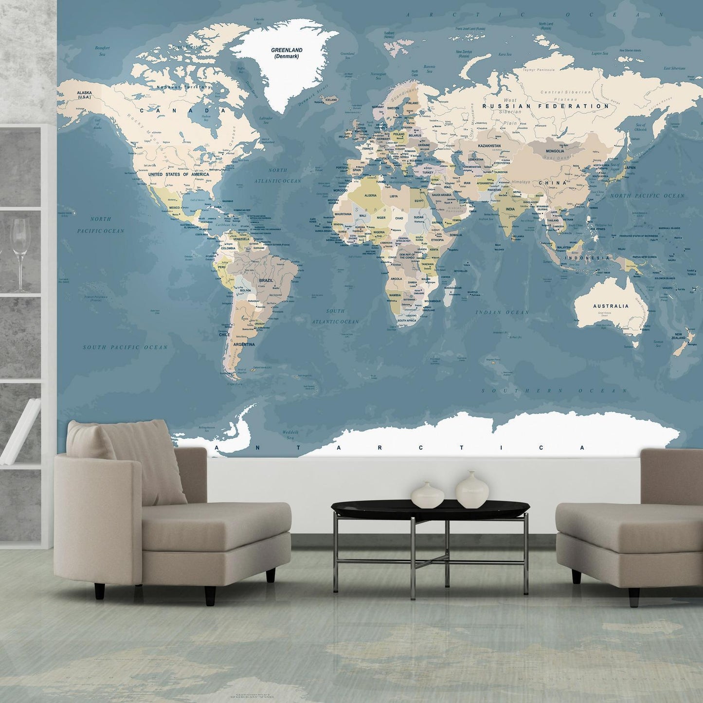 Wall Mural - Vintage World Map