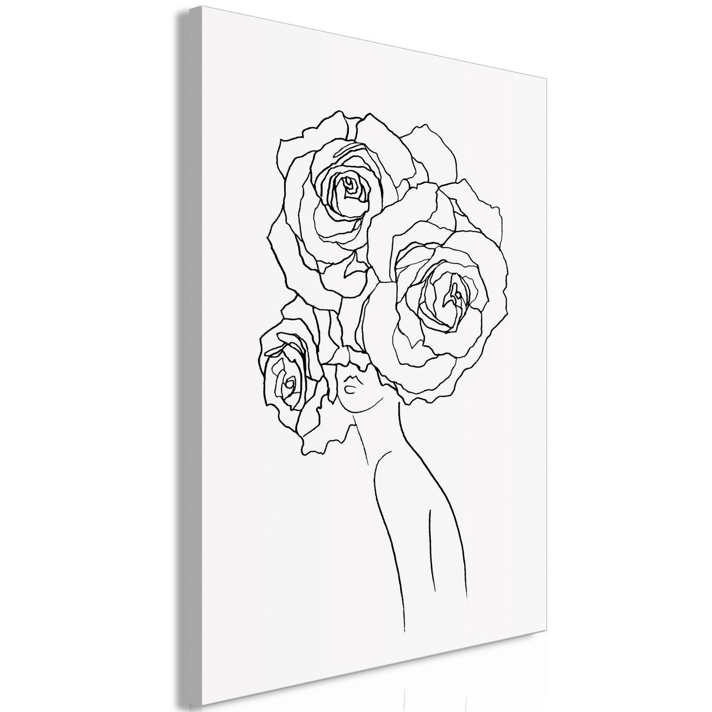 Painting - Fancy Roses (1 Part) Vertical