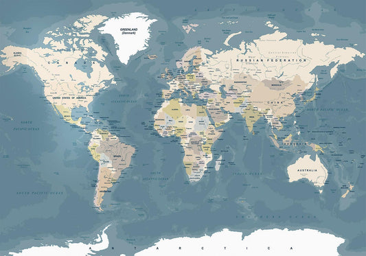 Fotobehang - Vintage World Map