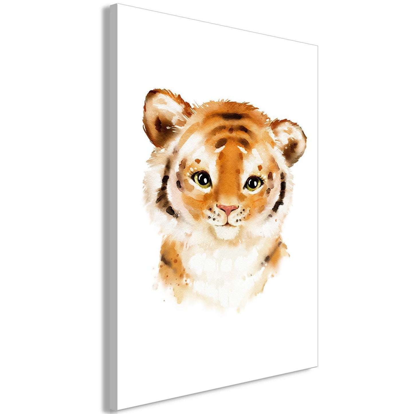Schilderij - Little Tiger (1 Part) Vertical