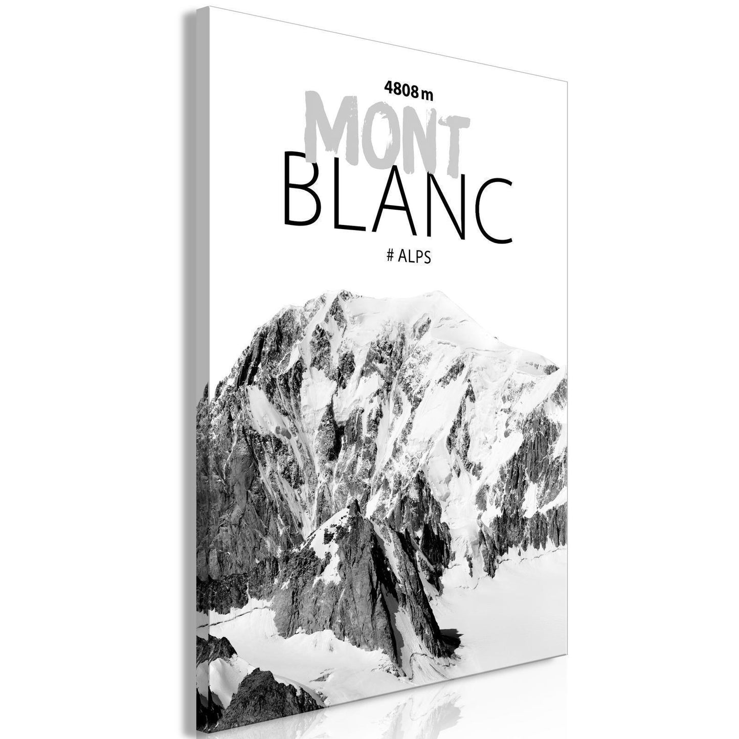 Painting - Mont Blanc (1 Part) Vertical