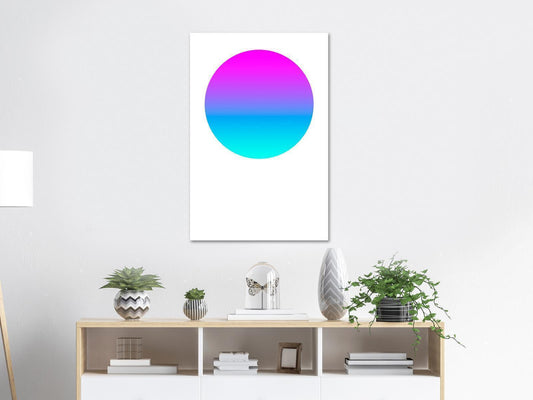 Painting - Colorful Circle (1 Part) Vertical