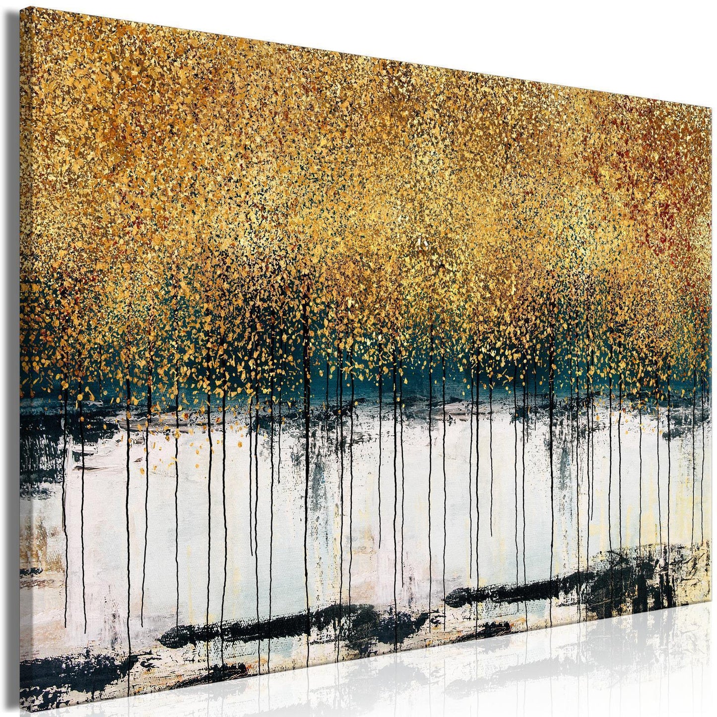Painting - Gilded Nature (1 Part) Wide