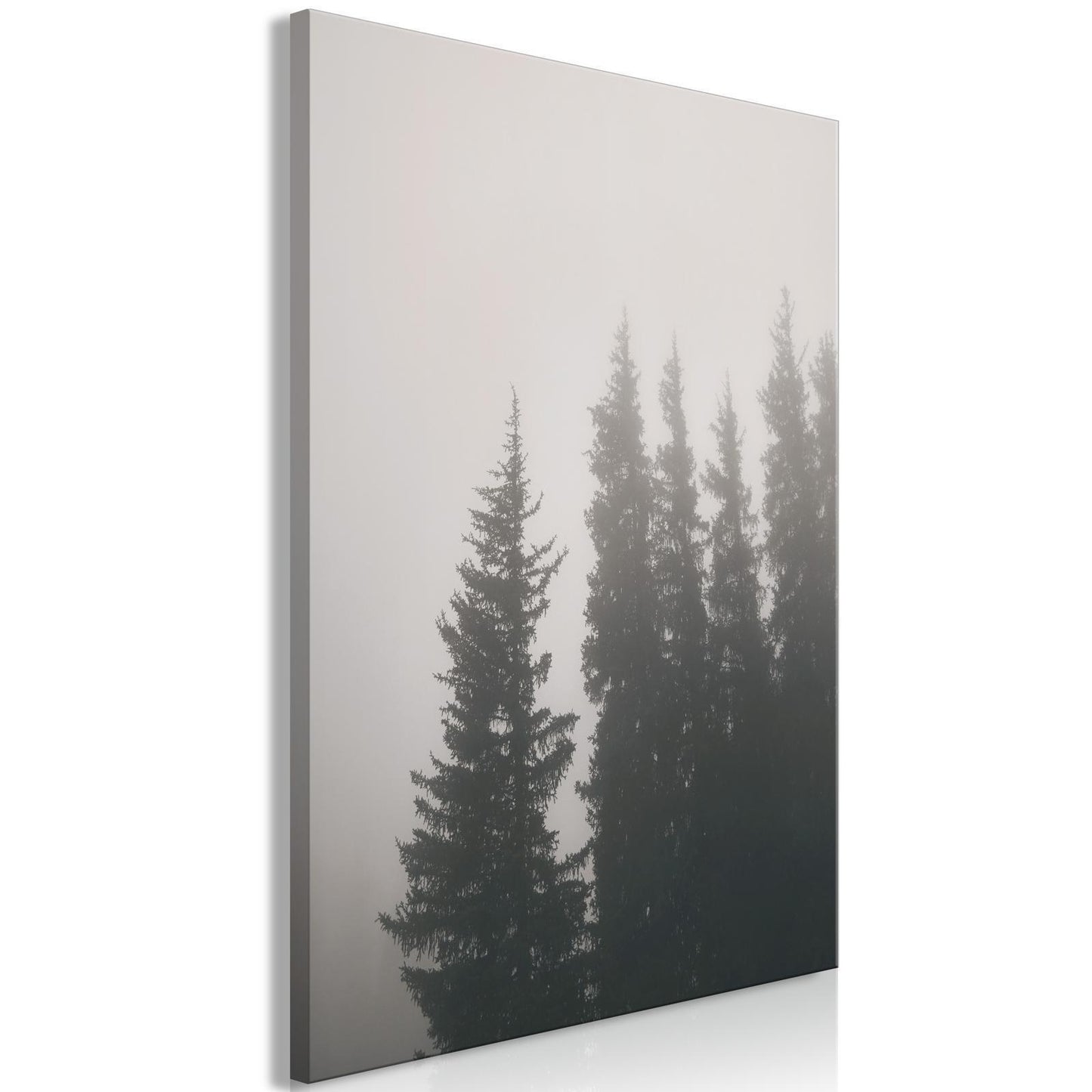 Schilderij - Smell of Forest Fog (1 Part) Vertical