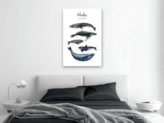 Painting - Whales (1 Part) Vertical