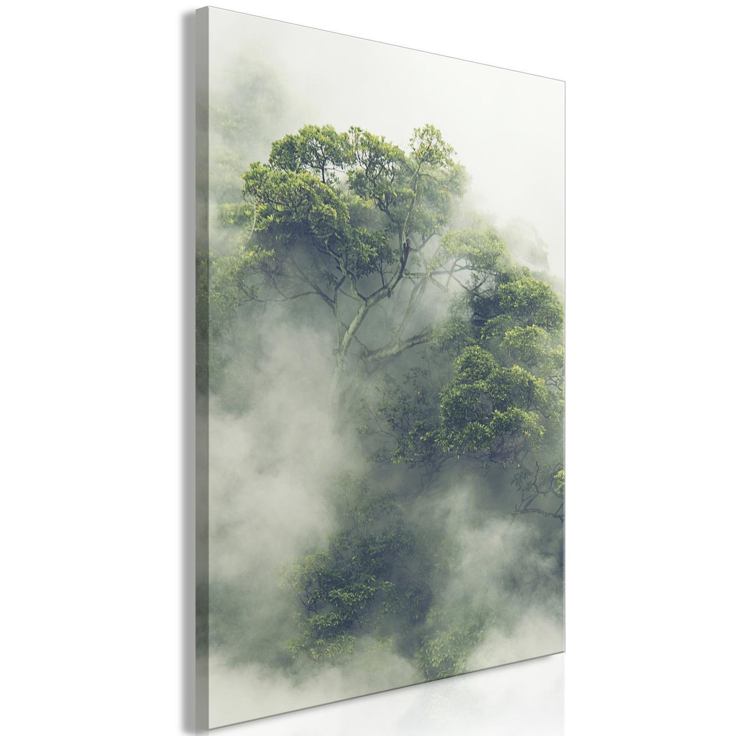 Painting - Foggy Amazon (1 Part) Vertical