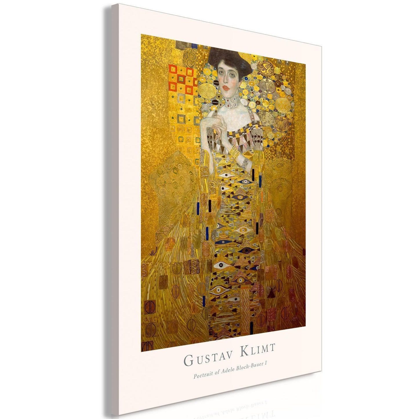 Gemälde - Gustav Klimt - Porträt von Adele Bloch (1 Teil) Vertikal