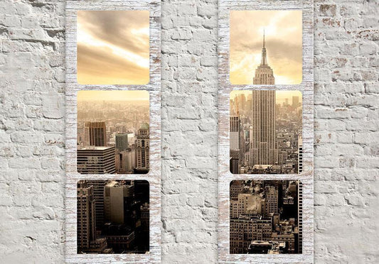 Self-adhesive photo wallpaper - New York: view from the window