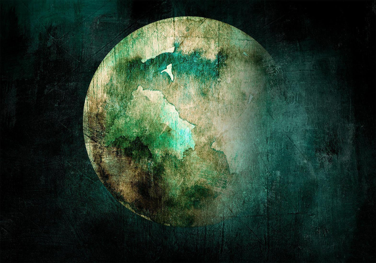 Self-adhesive photo wallpaper - Green Pangea