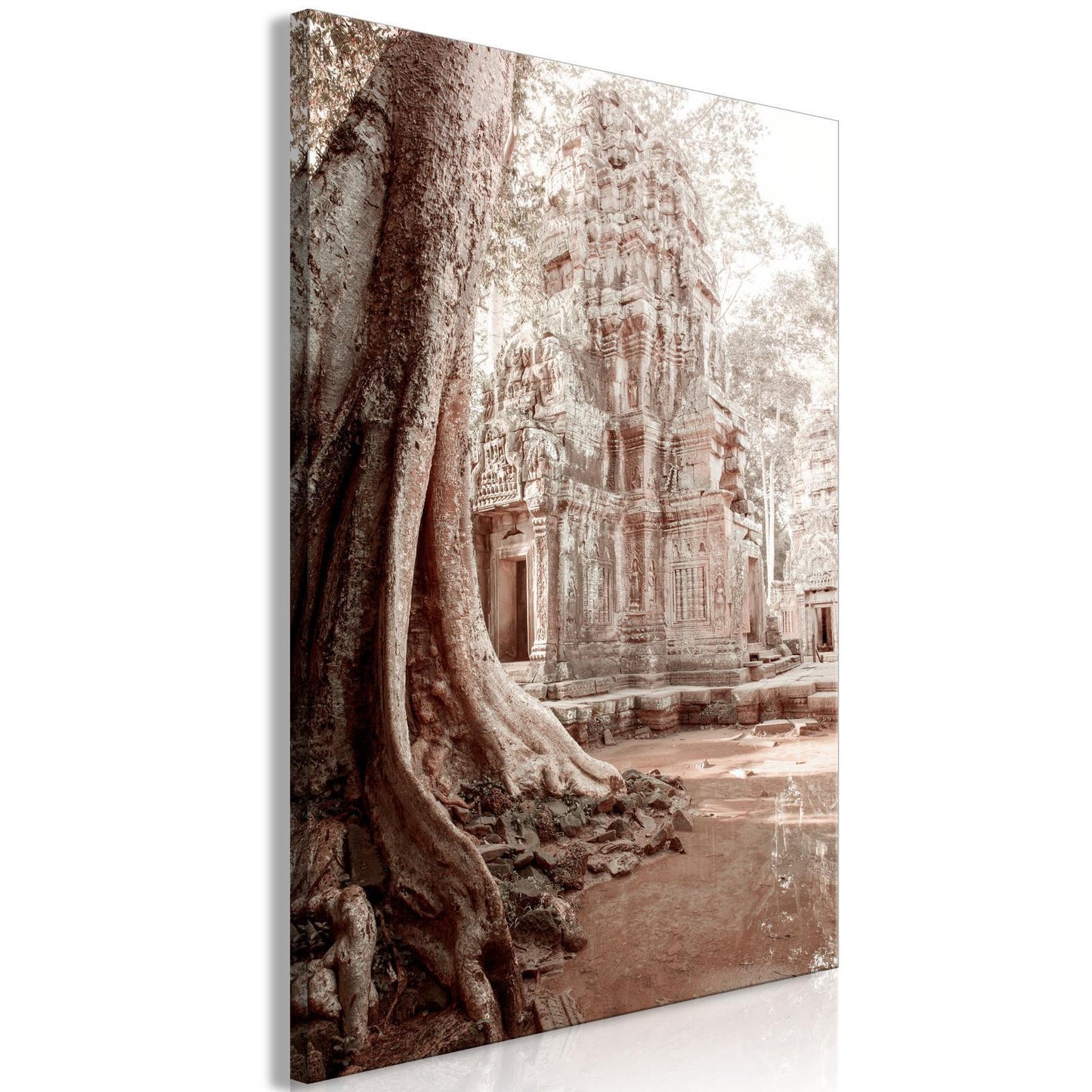 Painting - Ruins of Angkor (1 Part) Vertical