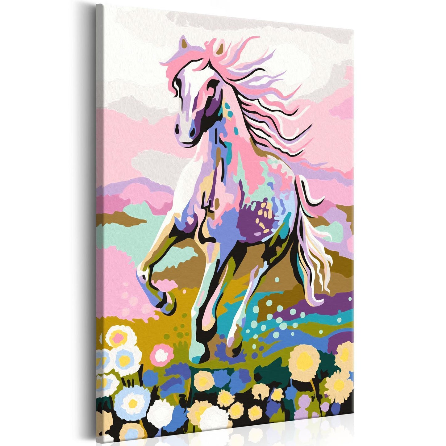 Doe-het-zelf op canvas schilderen - Fairytale Horse