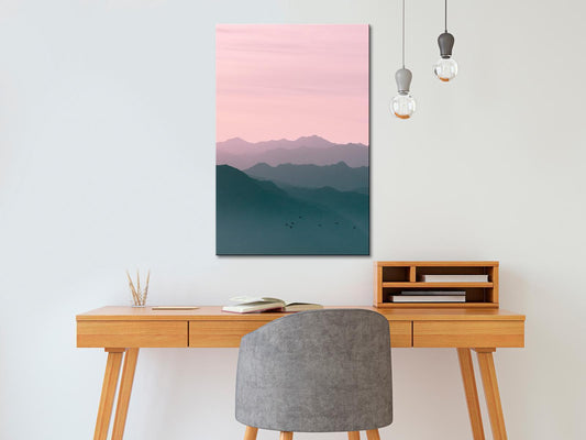 Painting - Mountain At Sunrise (1 Part) Vertical
