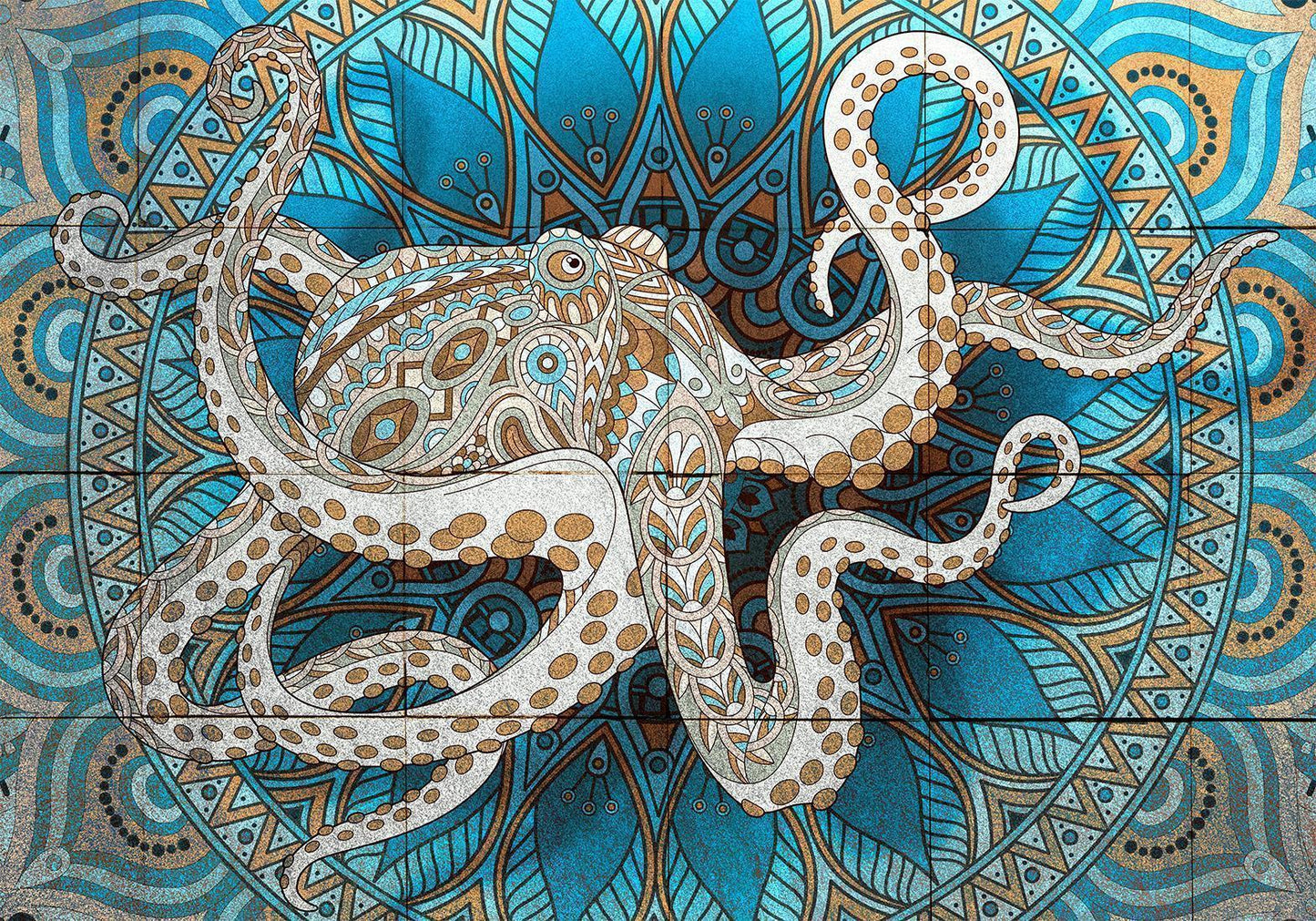 Fotobehang - Zen Octopus