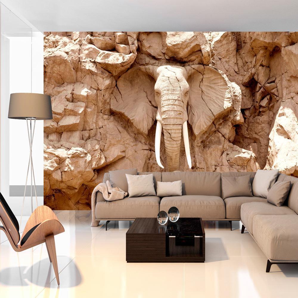 Wall Mural - Stone Elephant (South Africa)