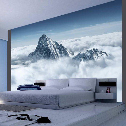 Wall Mural - Mountain in the clouds
