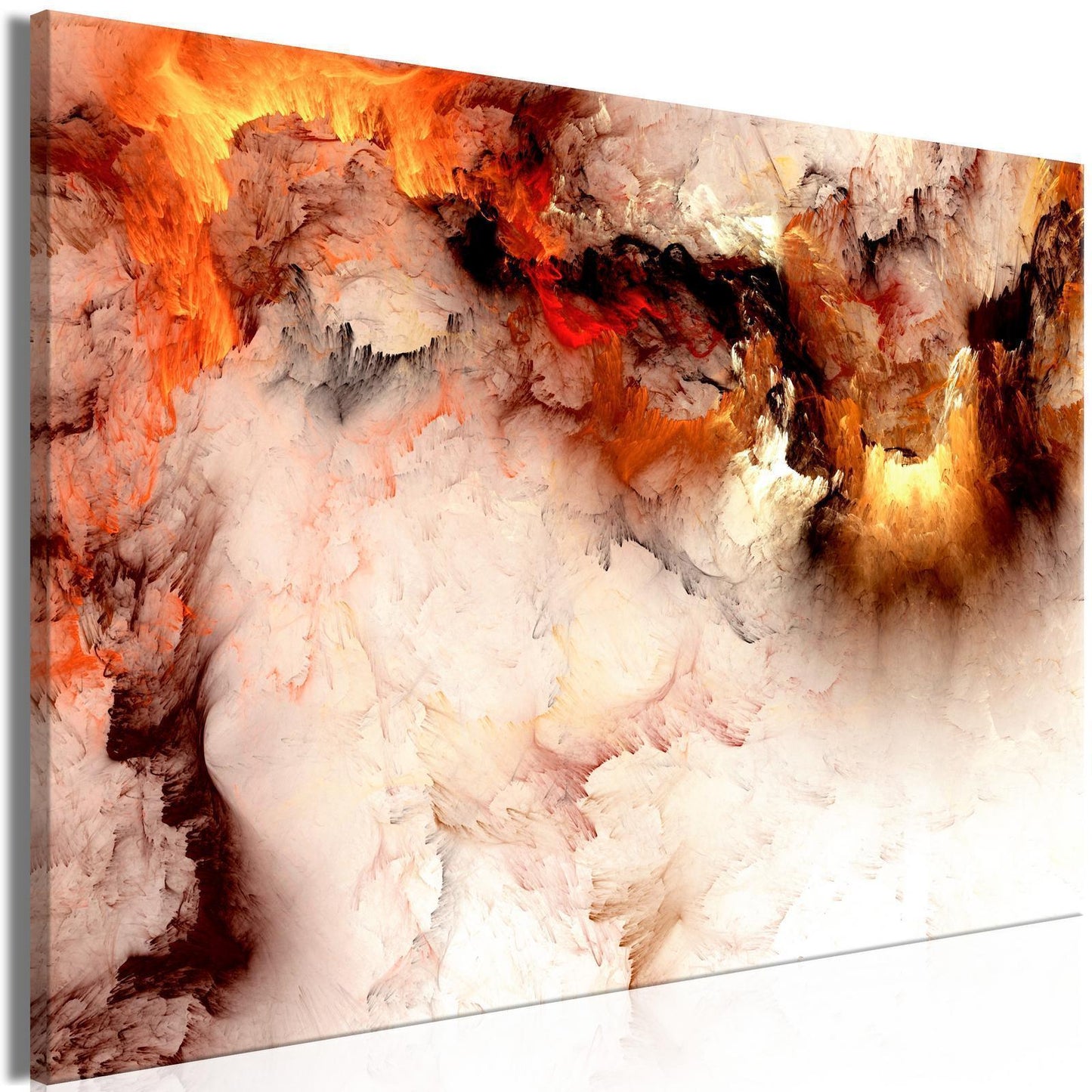 Schilderij - Volcanic Abstraction (1 Part) Wide