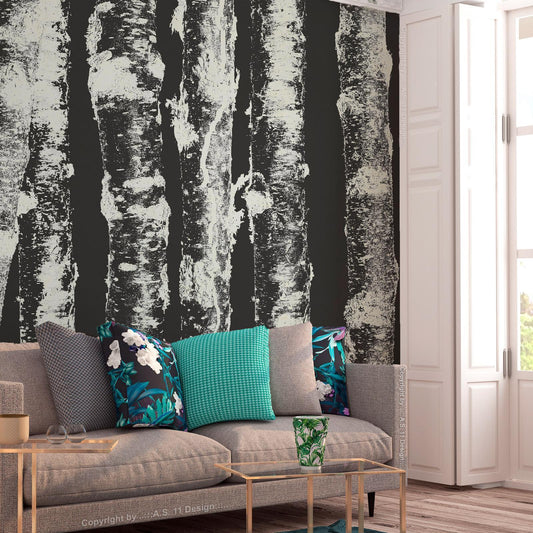 Photo Wallpaper - Stately Birches - Second Variant