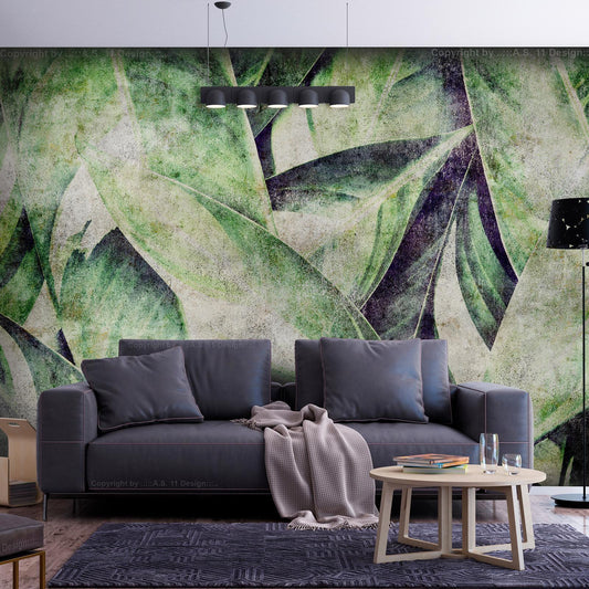 Self-adhesive photo wallpaper - Industrial Leaves