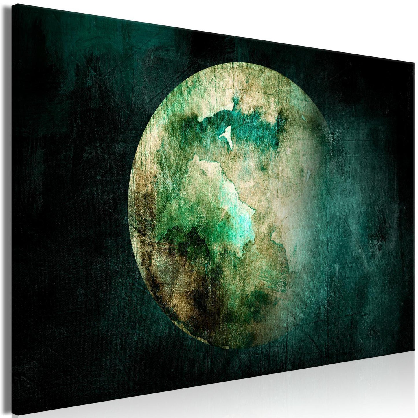 Painting - Green Pangea (1 Part) Wide