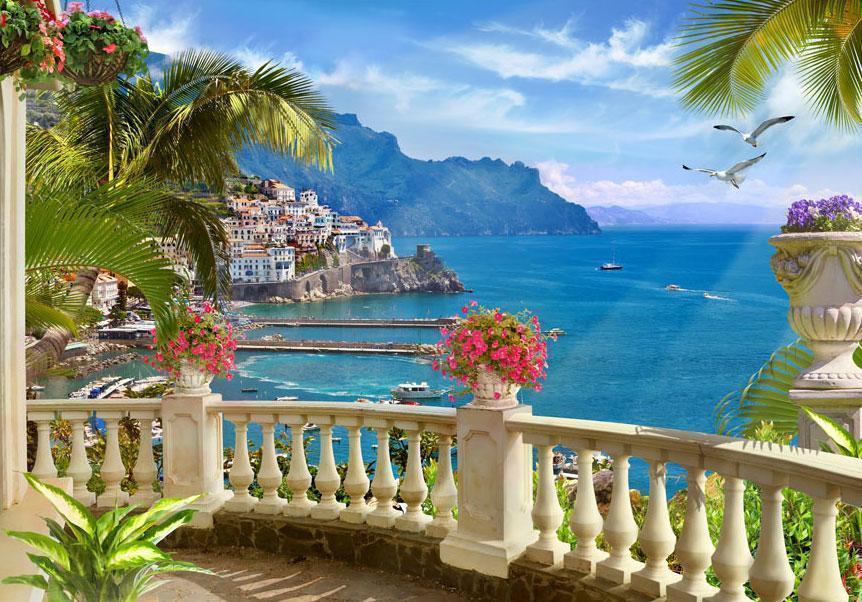 Self-adhesive photo wallpaper - Mediterranean Paradise