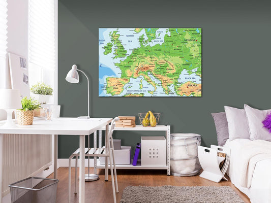 Painting - Map of Europe