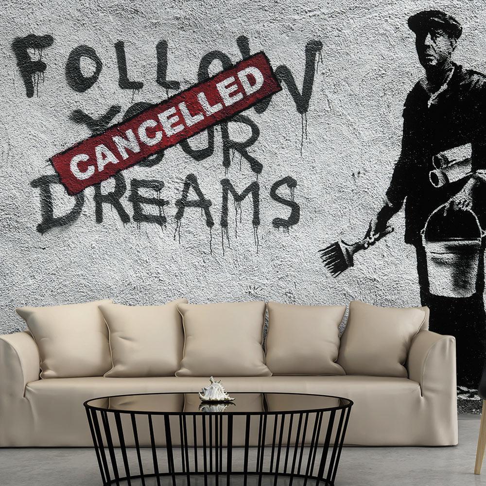 Fototapete - Träume abgesagt (Banksy)