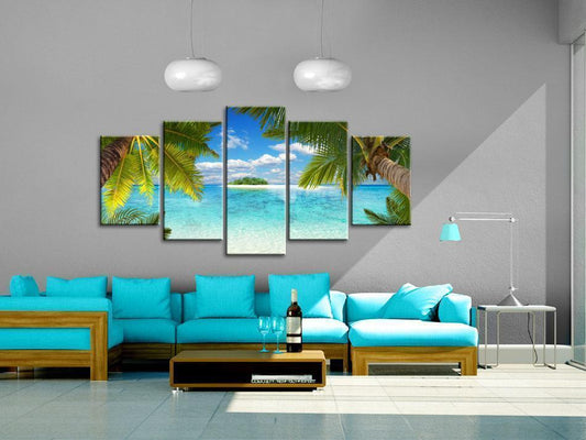 Schilderij - Paradise island