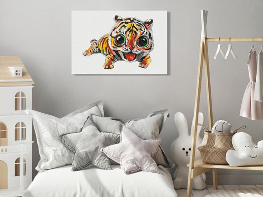 DIY Canvas Painting - Sweet Tiger 