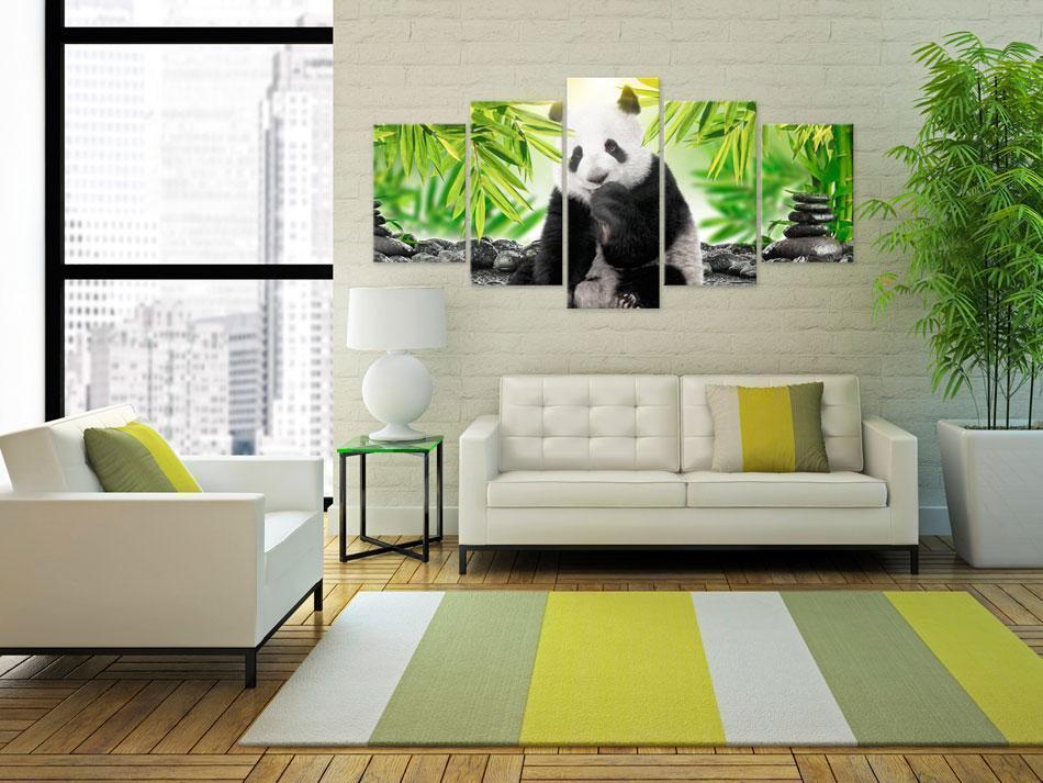 Gemälde - Süßer kleiner Panda