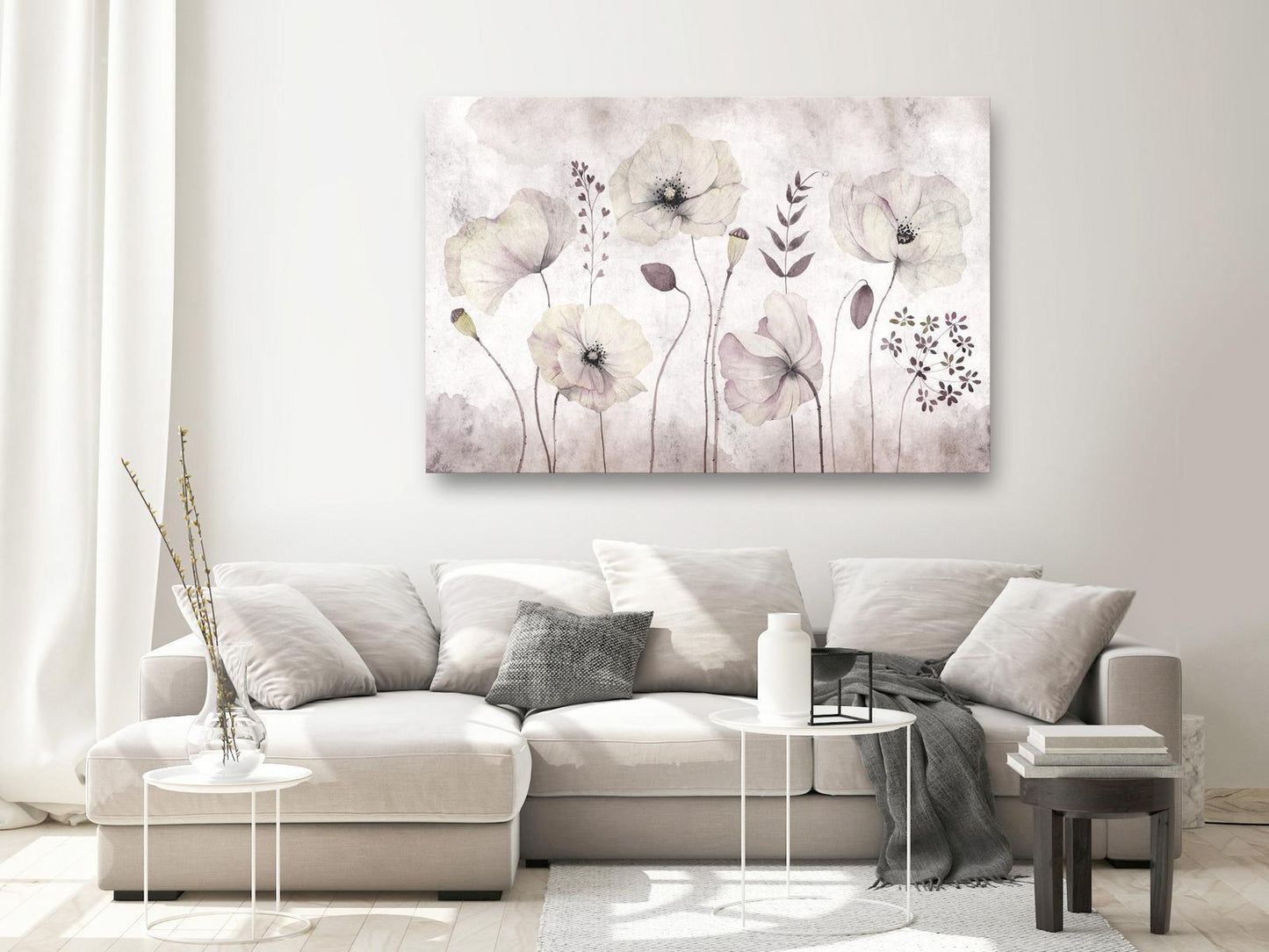 Painting - Floral Moment (1 Part) Wide