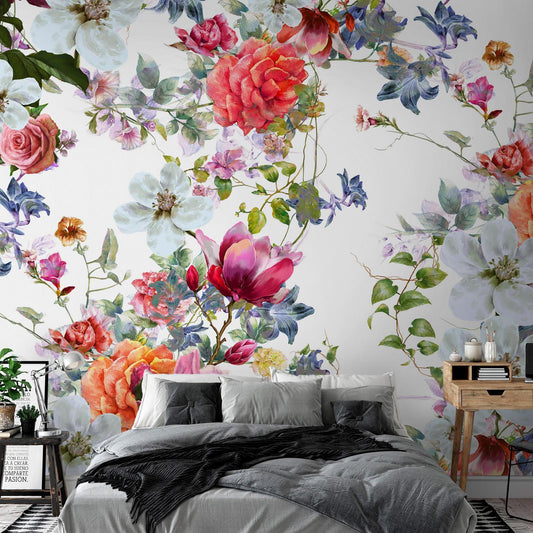 Self-adhesive photo wallpaper - Multi-Colored Bouquets