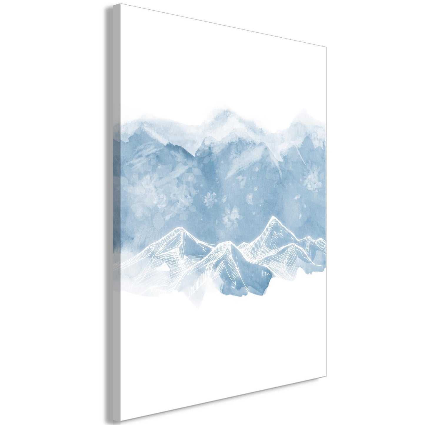 Schilderij - Ice Land (1 Part) Vertical