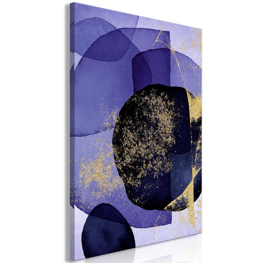 Painting - Purple Kaleidoscope (1 Part) Vertical