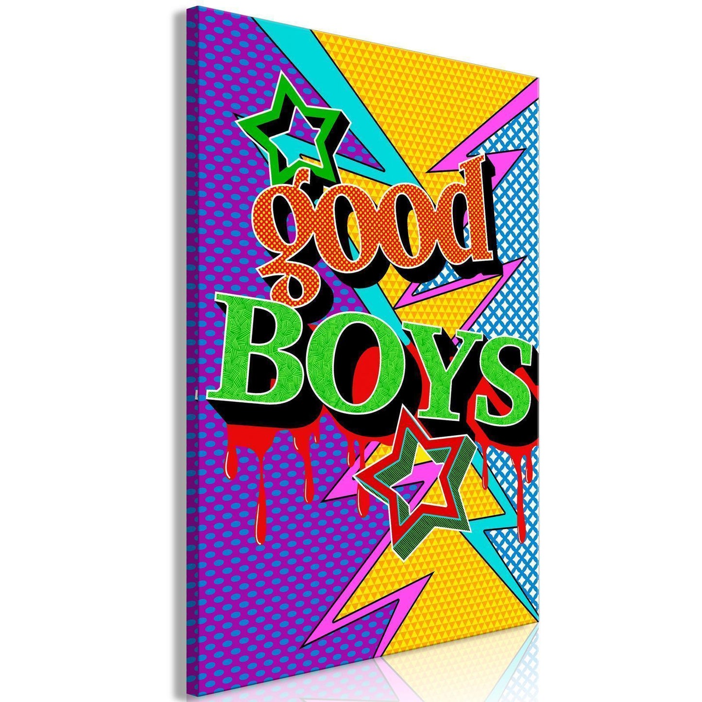 Schilderij - Good Boys (1 Part) Vertical