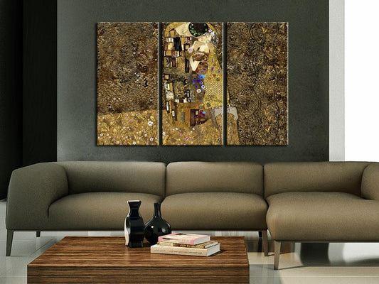 Malerei - Klimt-Inspiration - Kuss