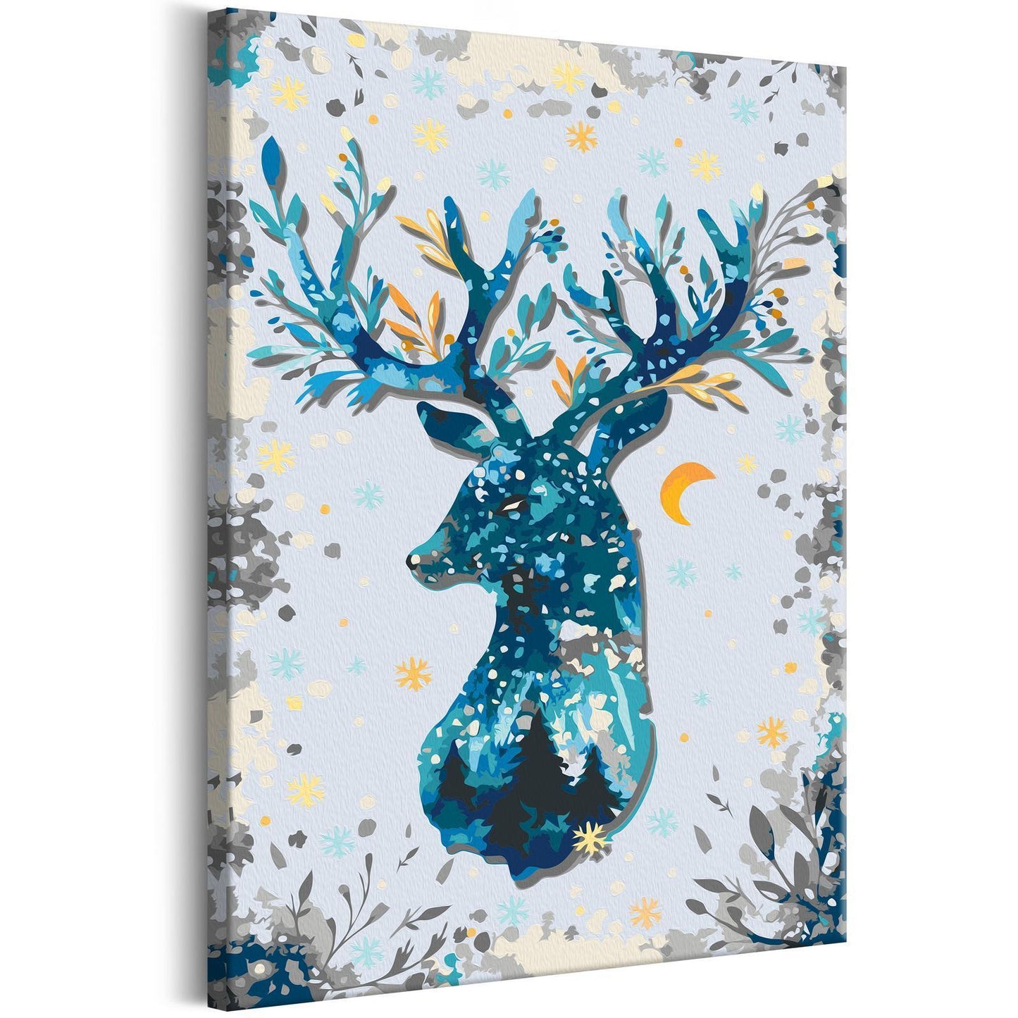 Doe-het-zelf op canvas schilderen - Nightly Deer