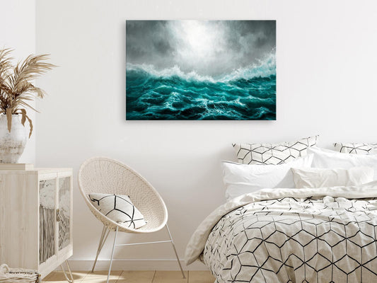 Painting - Restless Ocean (1 Part) Wide