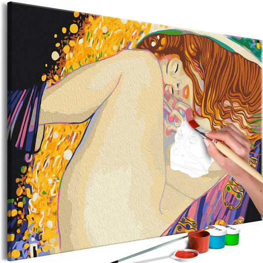 DIY Canvas Painting - Gustav Klimt: Danae 