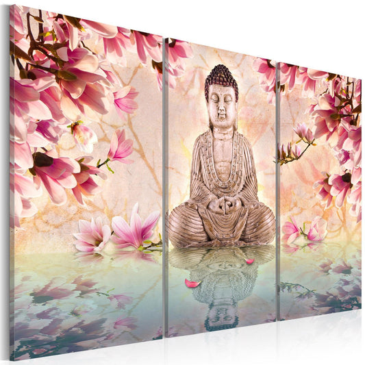 Schilderij - Buddha - meditation