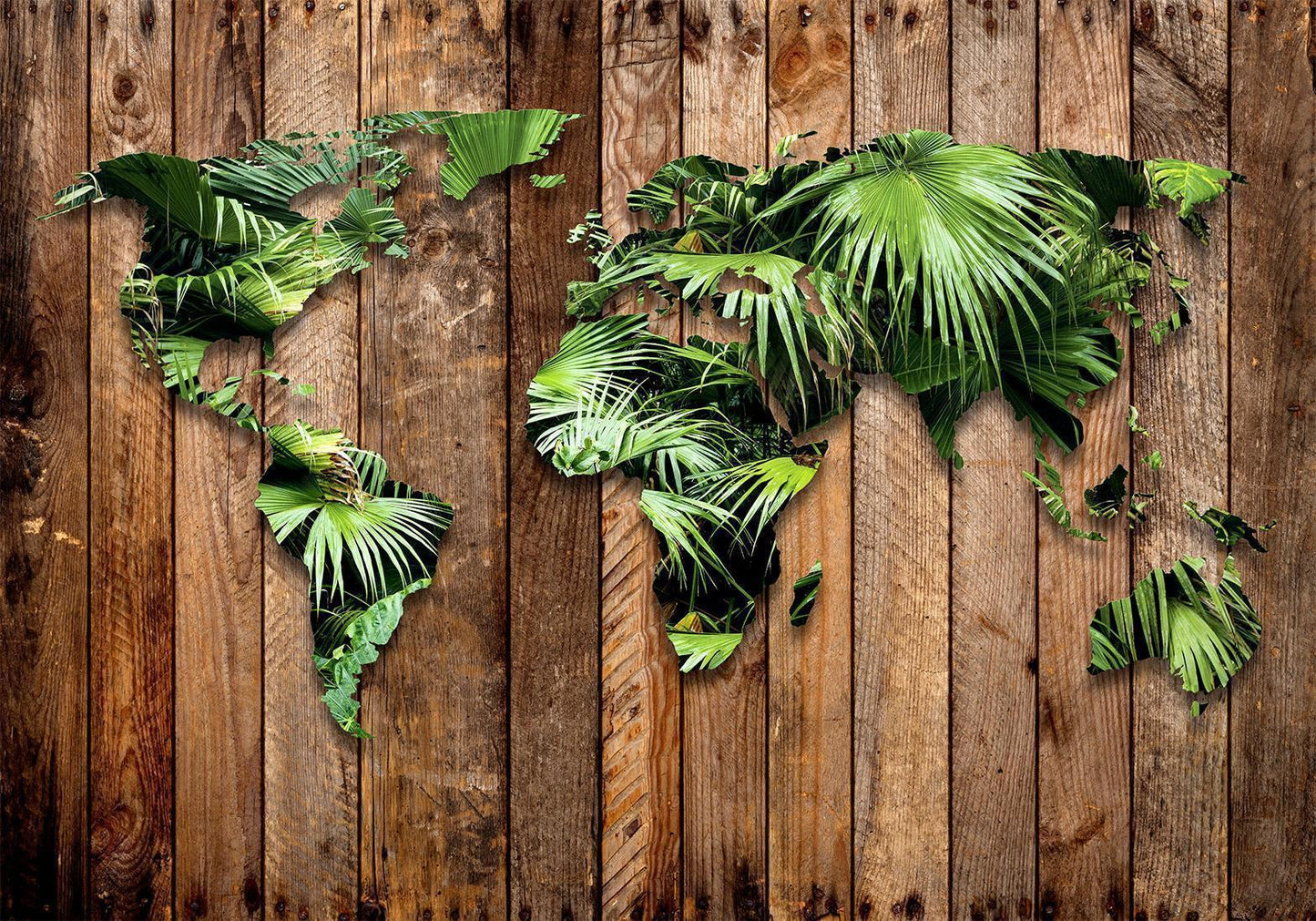 Self-adhesive photo wallpaper - Jungle of the World