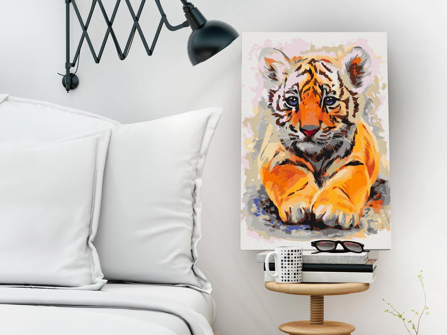 DIY-Leinwandgemälde – Tigerbaby 