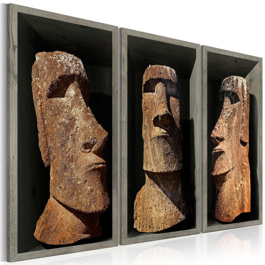 Malerei - Moai (Osterinsel)